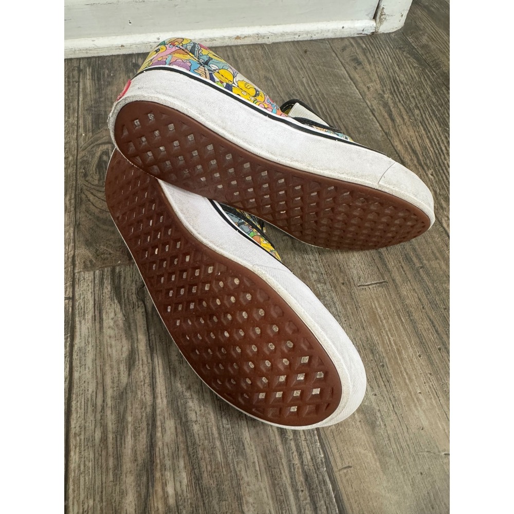 Vans x The Simpsons Classic Slip-On Cast Springfield Multi Color Sneakers Women - Picture 7 of 9